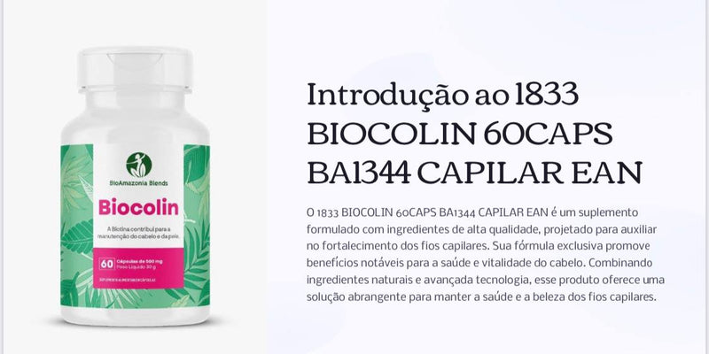 BIOCOLIN BioAmazonia Blends Revolução Capilar